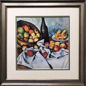 Paul Cezanne &quot;Basket of Apples&quot; 1895 Custom Framed Art Print