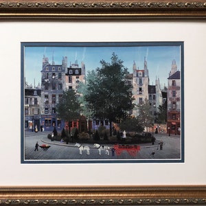 Michel Delacroix "Le Square" CUSTOM FRAMED