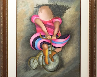 G RODO BOULANGER Tour De France Framed Art Print 28