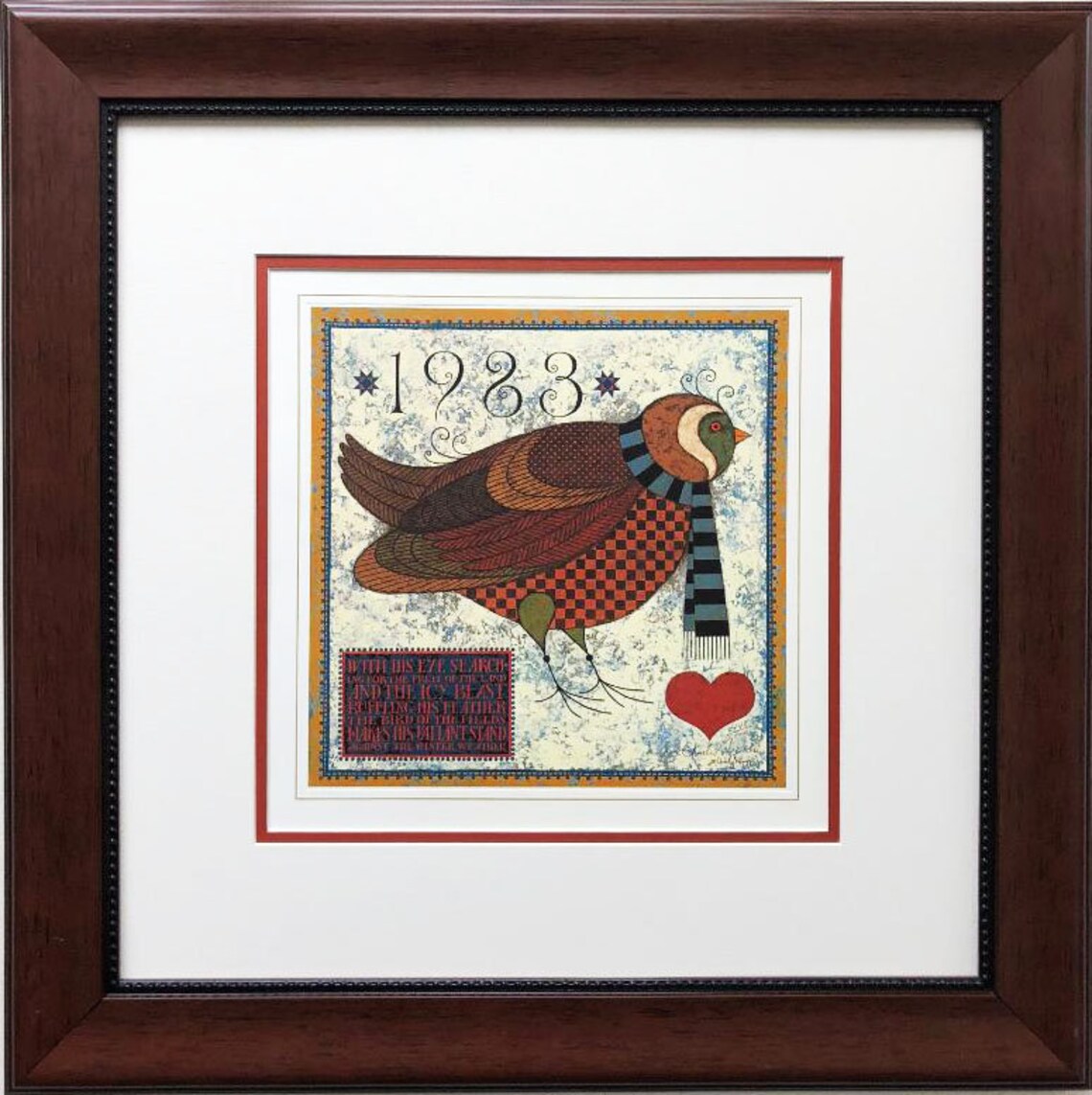 Charles Wysocki 1983 Commemorative Print CUSTOM Etsy