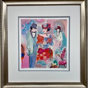 Zule Moskowitz &quot;Autumn&quot;  Hand Signed & # Serigraph  ART New! Argentina Israel