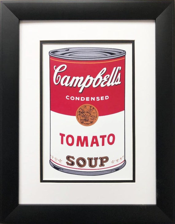Andy Warhol campbell's Soup I Tomato '68 Etsy