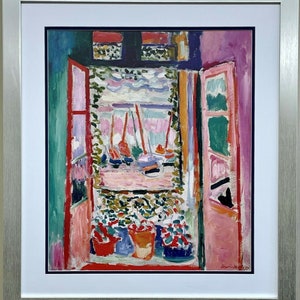Henri Matisse &quot;The Open Window&quot; CUSTOM FRAMED Art Print