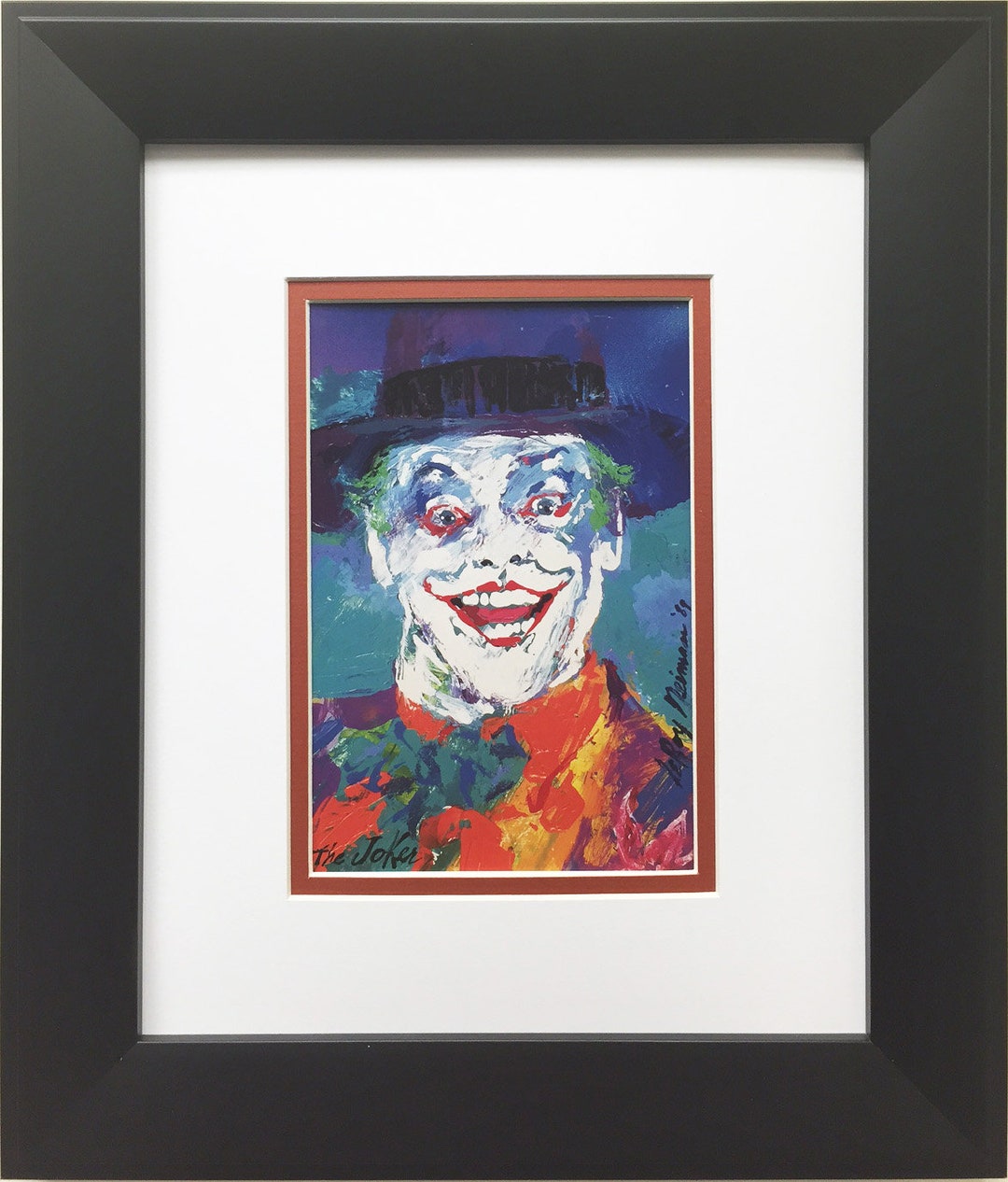 Leroy Neiman the Joker Newly CUSTOM FRAMED Art - Etsy