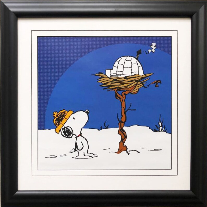 Charles Schulz Peanuts Woodstock's Igloo New Etsy