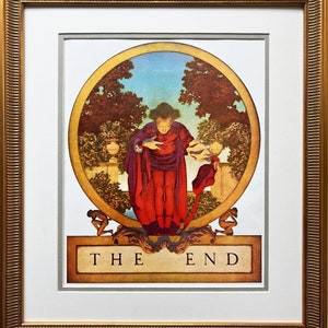 Maxfield Parrish &quot;The Final Bow&quot; New CUSTOM FRAMED Art Print