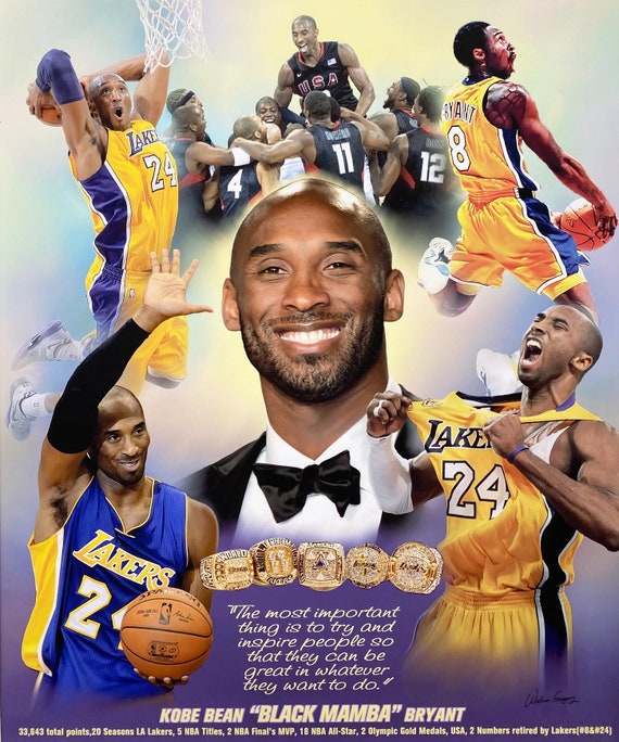 NBA 8 / 24 x 2 Kobe Bryant Tribute Hoodie Black