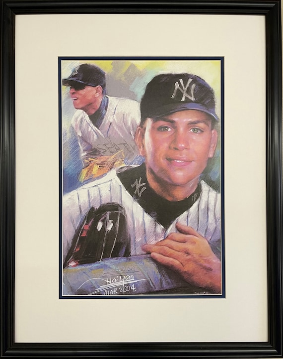Alex Rodriguez New York Yankees Autographed 20 x 24 Swinging