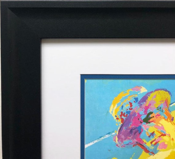 Leroy Neiman GOLF CHAMPS Hand Signed Lithograph Custom Framed Art