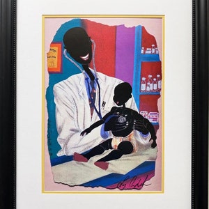 Leroy Campbell &quot;Pediabone&quot; Hand Signed African American Art