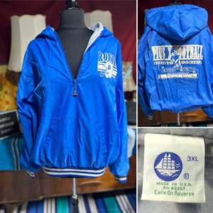 WindJammer Slammer, Vintage Pious X 1995 District Champions PullOver Wind-Breaker, Sz. 2x