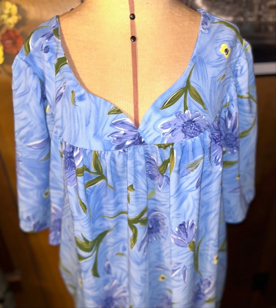 Blue Moon Muu Muu Floral, Sz. 4x - image 3