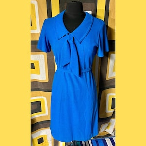 electric blue prom dress Harriet Long Sleeve Mini Dress main image 0