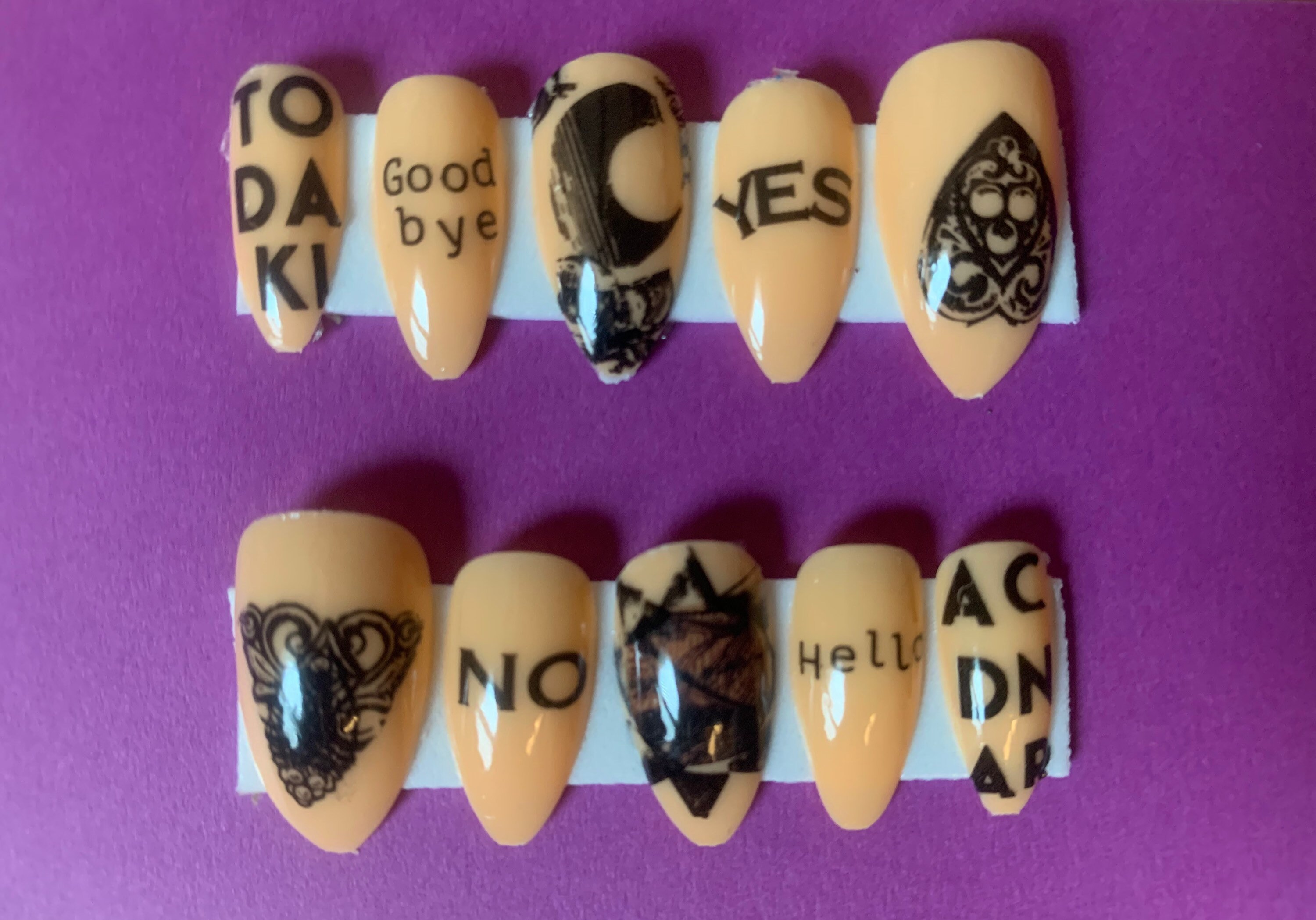 Ouija Board Press On Nails Etsy