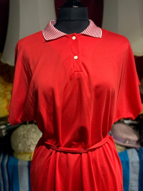 Items California Cutie, Red Collared Shirt Dress … - image 3