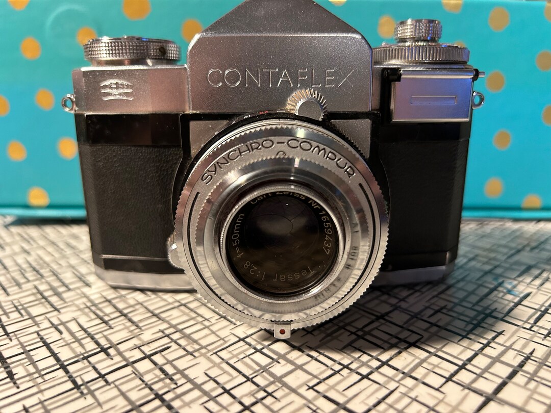 Vintage Carl Zeiss Ikon Contraflex IV Synchro-compur Camera 50mm, F:2.8 ...