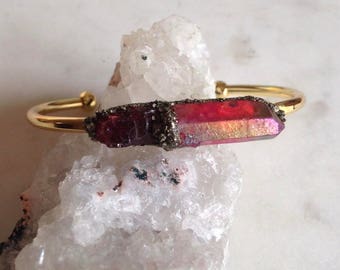 Birthday gifts for her, January birthstone crystal bracelets for women, unique jewelry for mom, boho, unique 40th, 60th, best friend gifts