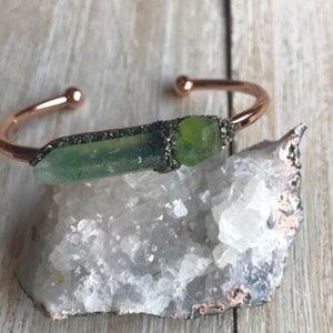 Rose gold birthday gifts for her, peridot bracelet for women, august birthstone jewelry for mom, unique boho, 40th, 60th best friend gifts