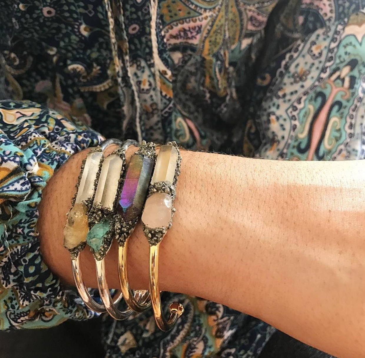 Raw sapphire bracelet personalized bracelets for women virgo | Etsy