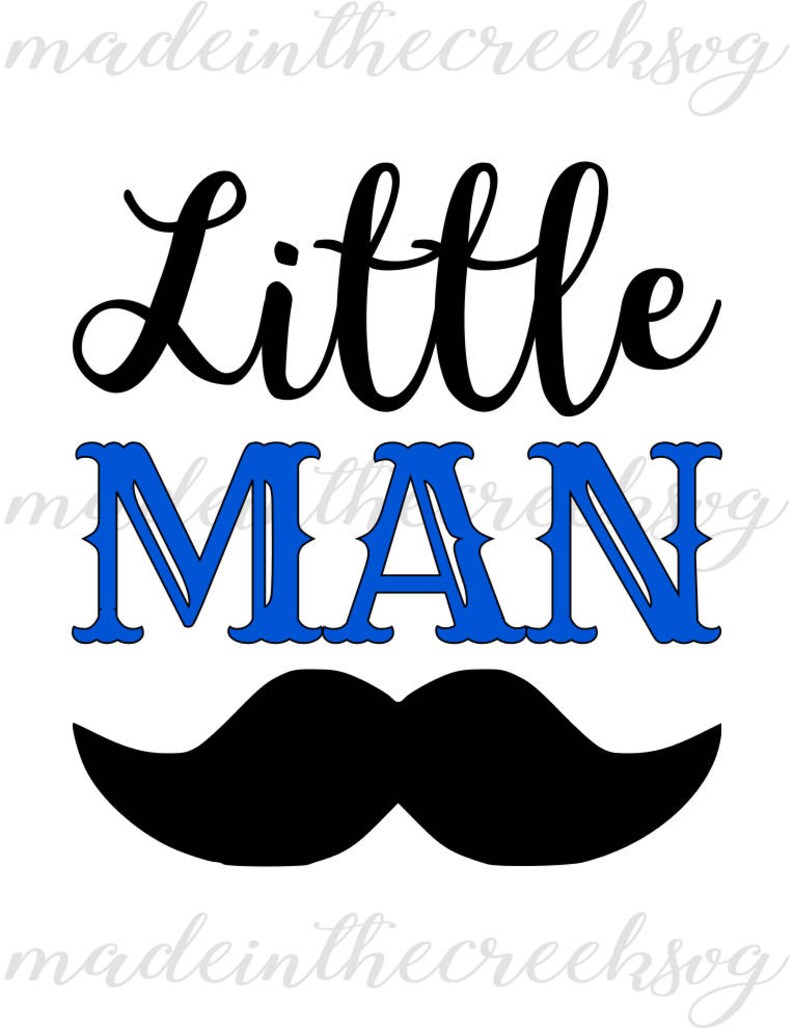 Download Little Man Mustache Baby Boy Nursery SVG File Digital | Etsy