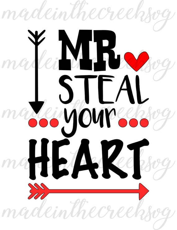 Mr Steal Your Heart Onesie Cute Valentines Day Quotes Etsy