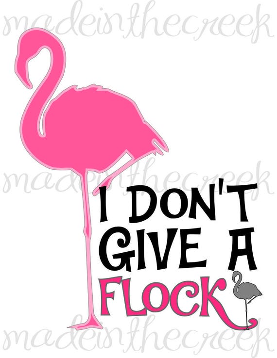 Download Items similar to Flamingo, Quotes, Pink, Don't Give A ...
