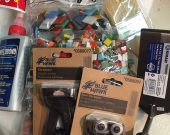 On Sale** Mosaic Starter Kit Tools & 3 lbs tiles