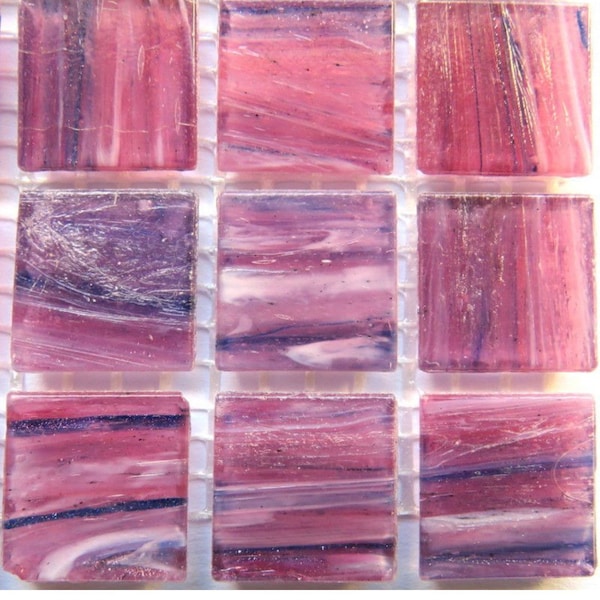 Mosaic Tiles 3/4" Clematis Mosaic Glass Tile (25) // Mosaic Tiles // Mosaic Suplies // Mosaic Surplus
