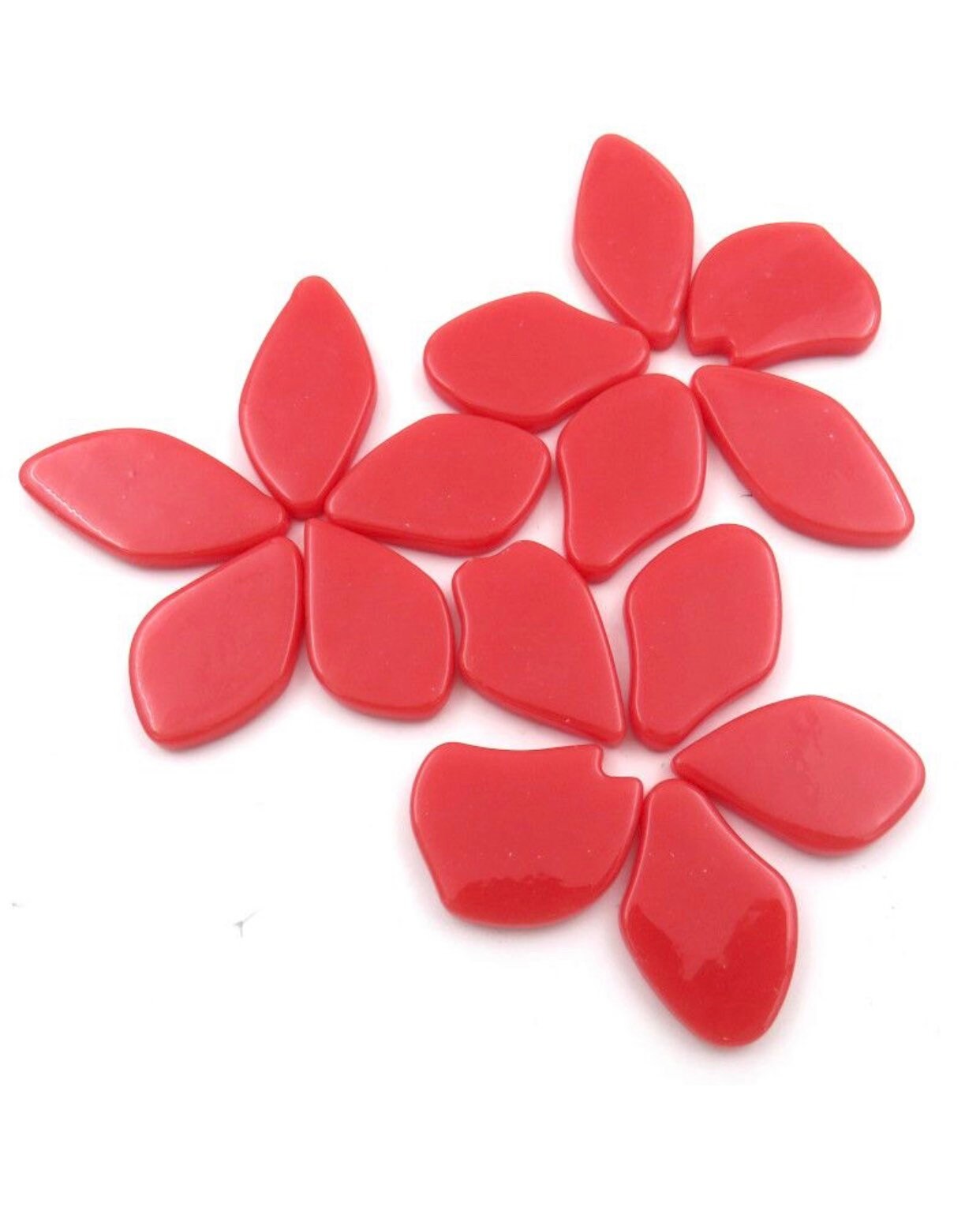 Mosaic Tiles// 50g Glass Flower Petal Shapes//choose From 4 Etsy