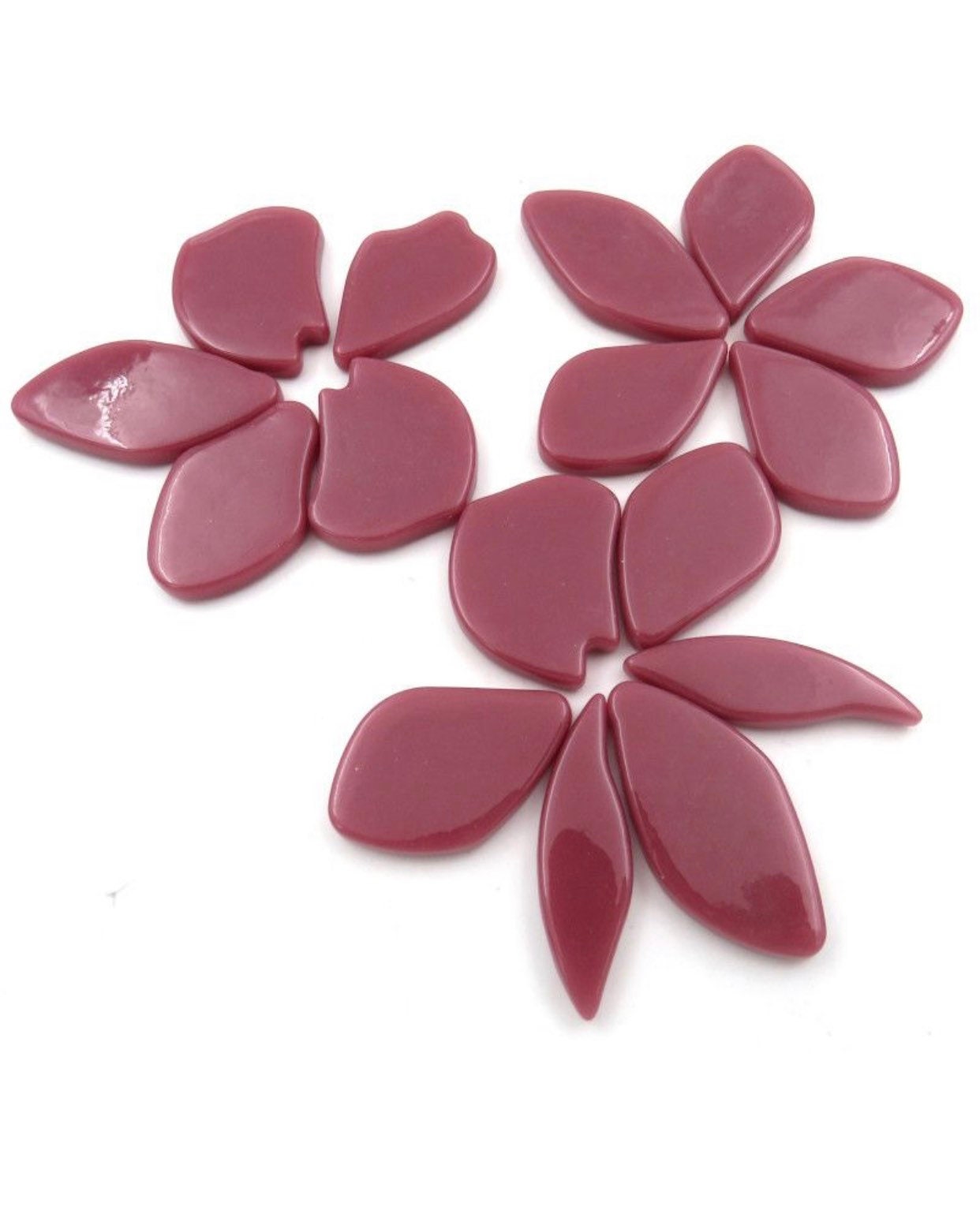 Mosaic Tiles// 50g Glass Flower Petal Shapes//choose From 4 Etsy