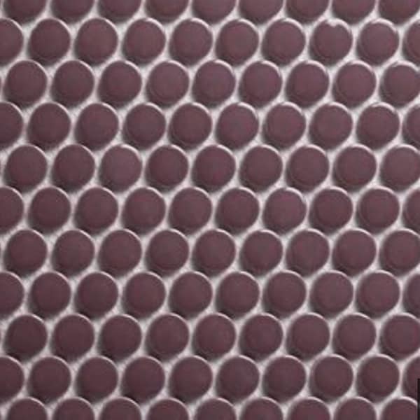 Mosaic Tiles// Smokey Plum Ceramic Penny Round Tiles// 25pc // Mosaic Supplies// Mosaic Tile// Mosaic Surplus