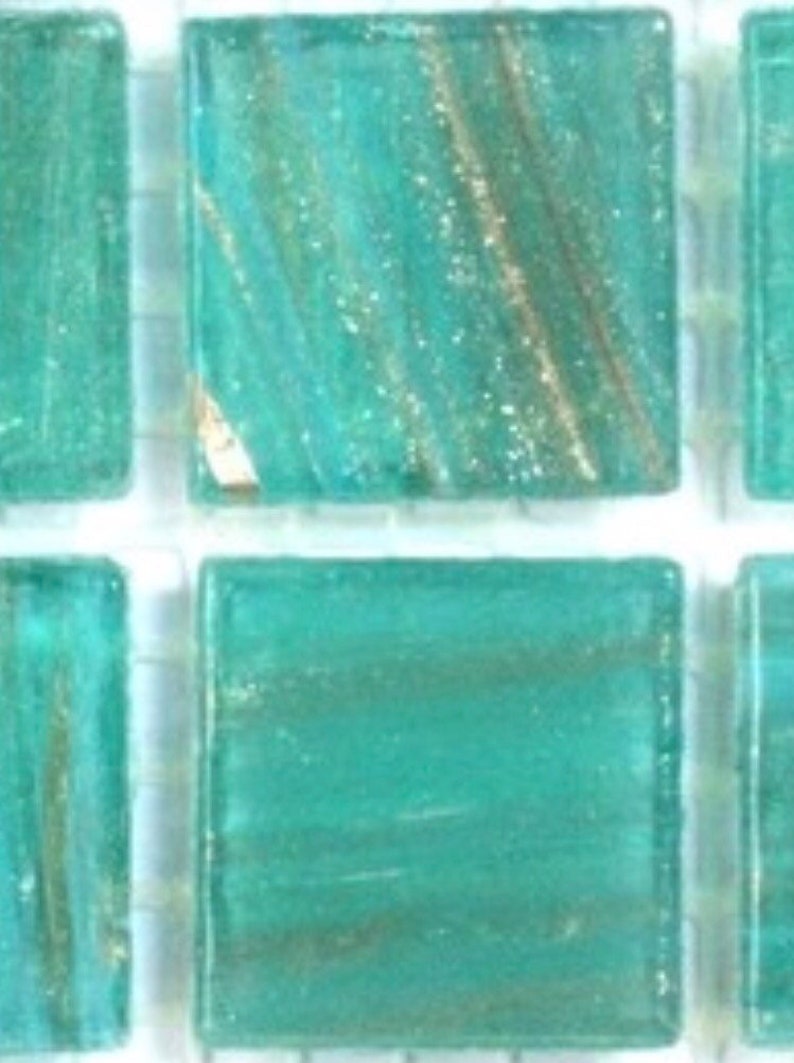 3/4 Nile Gold Mosaic Glass Tile 25 Tiles // Mosaic Etsy