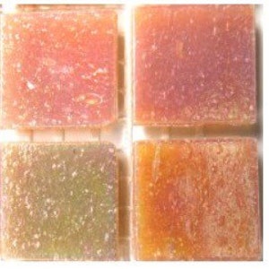 3/4" Titian Iridescent Mosaic Glass Tiles (25) // Mosaic Tiles // Mosaic Supplies // Mosaic Surplus