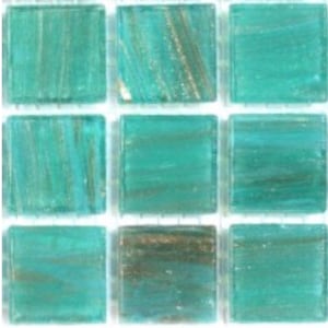 3/4" Nile Gold Mosaic Glass Tile (25 tiles) // Mosaic Tiles // Mosaic Suplies // Mosaic Surplus