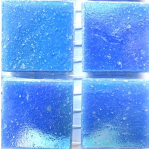 3/4" Heavensent Iridescent Mosaic Glass Tiles (25) // Mosaic Tiles // Mosaic Supplies // Mosaic Surplus