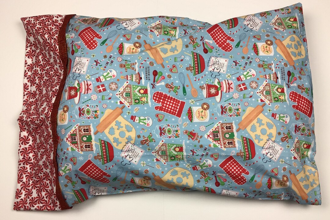Winter Pillow Cases Christmas Pillow Cases Handmade Pillow Etsy