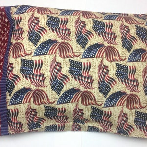 Fourth of July Pillow Cases American Pillow Cases Handmade Pillow Cases image 1