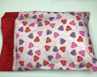 Winter - Valentines Pillow Cases - Handmade Pillow Cases