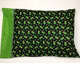 Spring - St Patrick Day Pillow Cases - Handmade Pillow  Cases