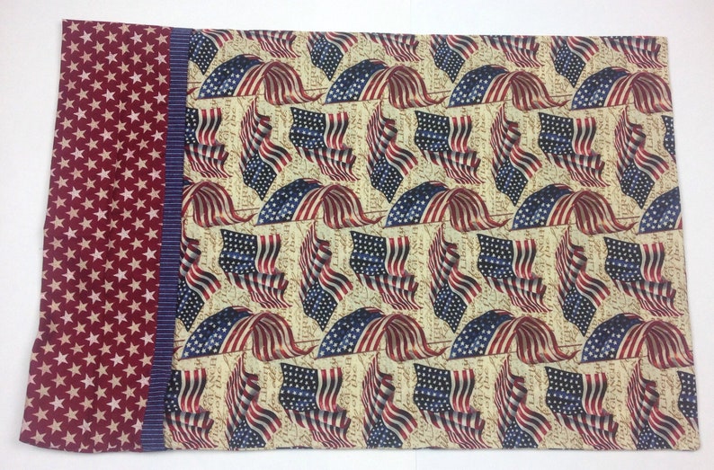 Fourth of July Pillow Cases American Pillow Cases Handmade Pillow Cases image 2