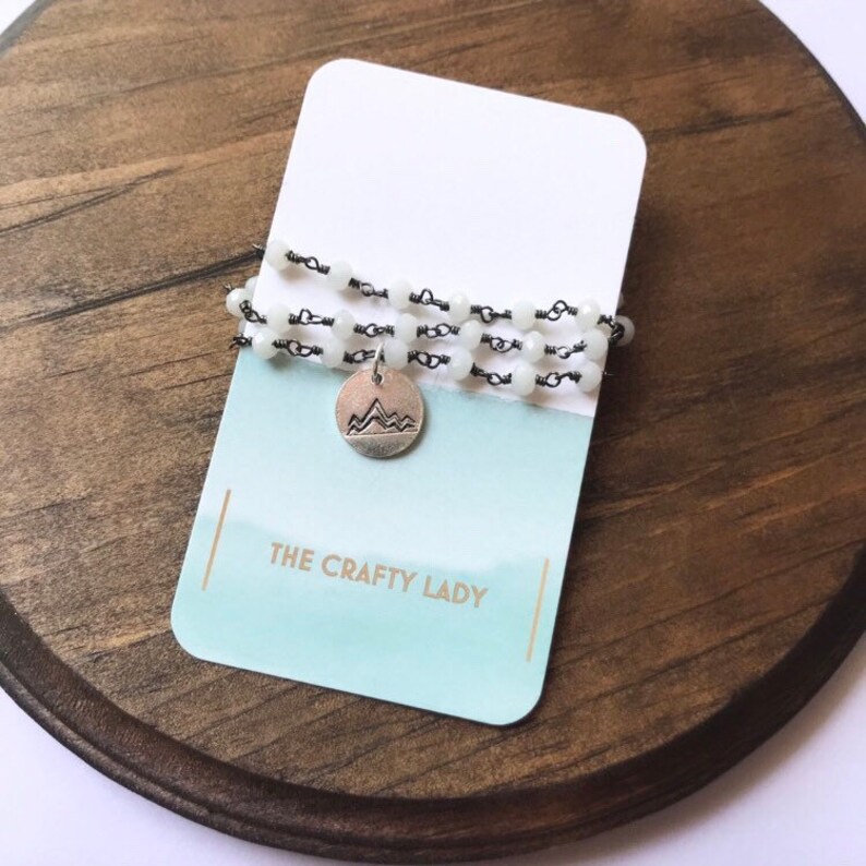 Mountain Charm Beaded Necklaces