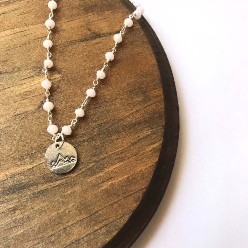 Mountain Charm Beaded Necklaces