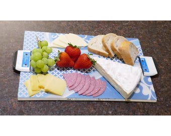 Repurposed Snowboard Charcuterie Board, Apres Ski Appetizer Tray