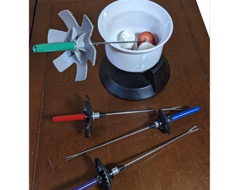 Ski Pole Fondue Forks