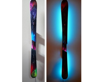 Backlit Ski Art