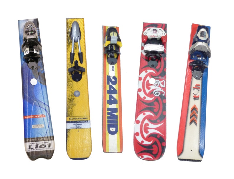 Ski Tail Wall-Mount Bottle Opener w/Magnet image 1