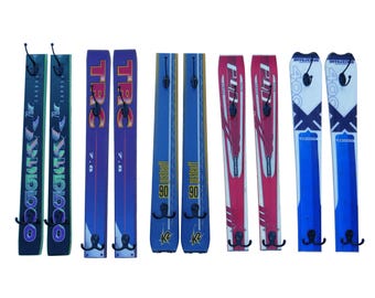 Ski Coat Rack (pair-o-tails)