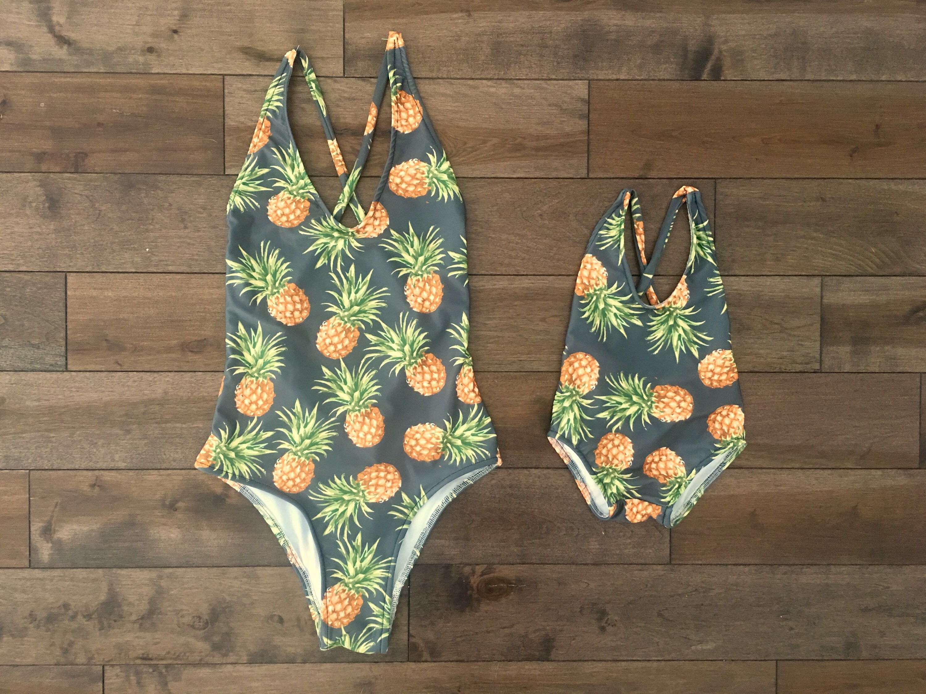 mom and infant matching bathing suits