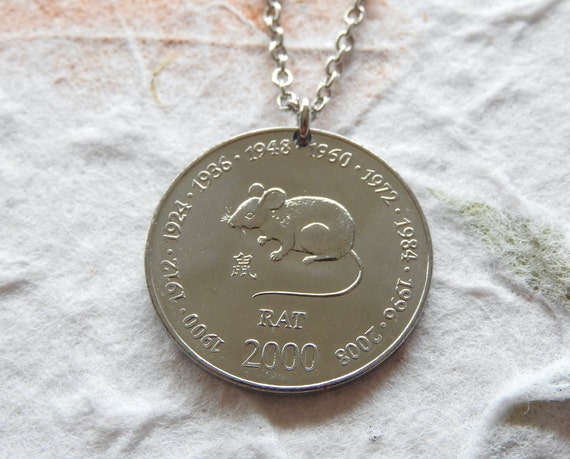 Rat Chinese Zodiac Jewellery Year Of The Rat Necklace – Peggy Li