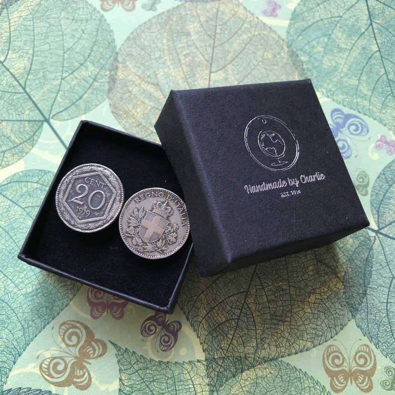 3 different designs customized cufflinks travel present Guinea coin cufflinks made of genuine coins from Guinea wedding gift